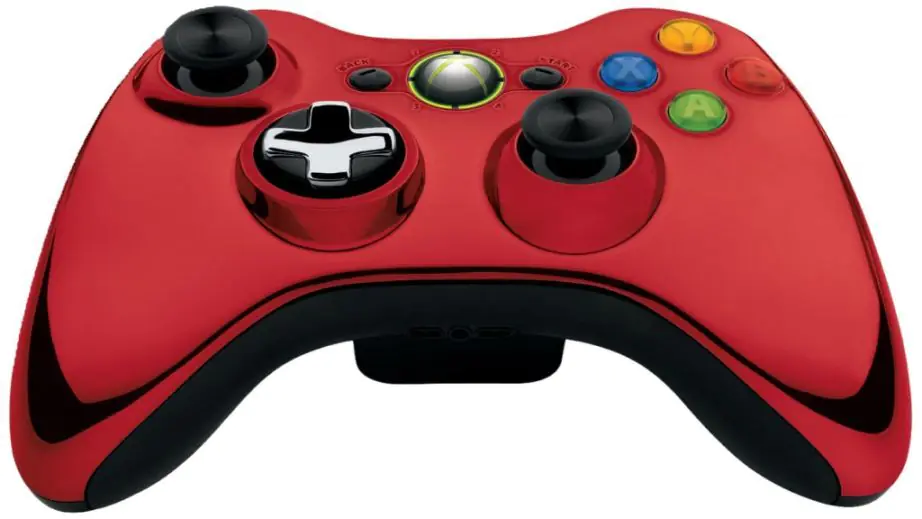 Controller Xbox 360 Wireless (Chrome Rosso)