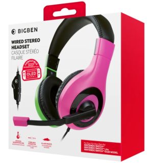 Cuffie Wired Stereo Headset (Viola E Verde